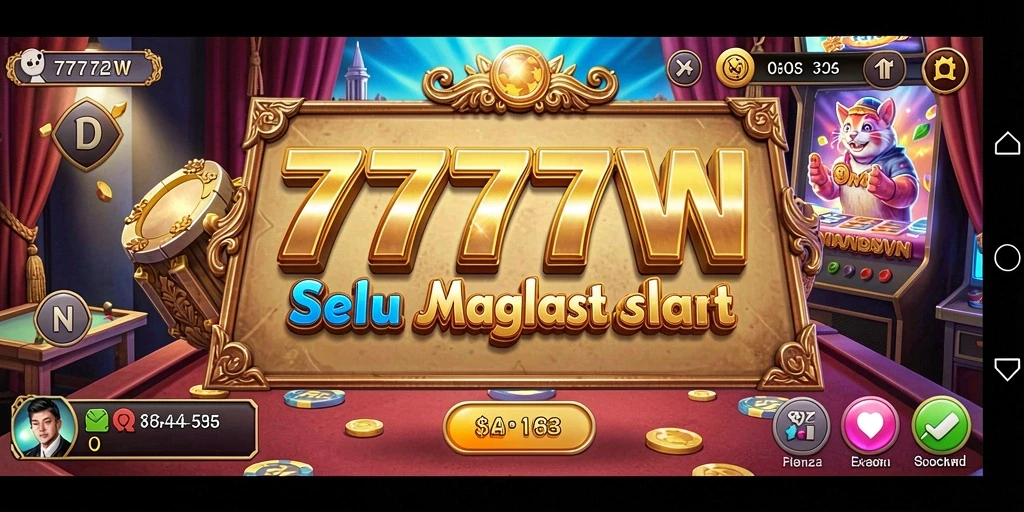 Tampilan gameplay menarik dari game Slot 7777W.
