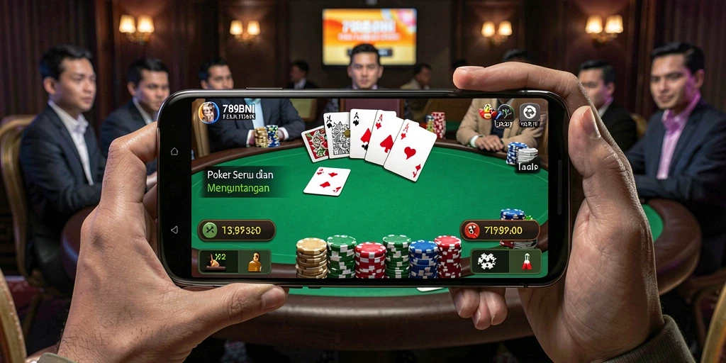 Gameplay Poker yang mendebarkan di 789BNI