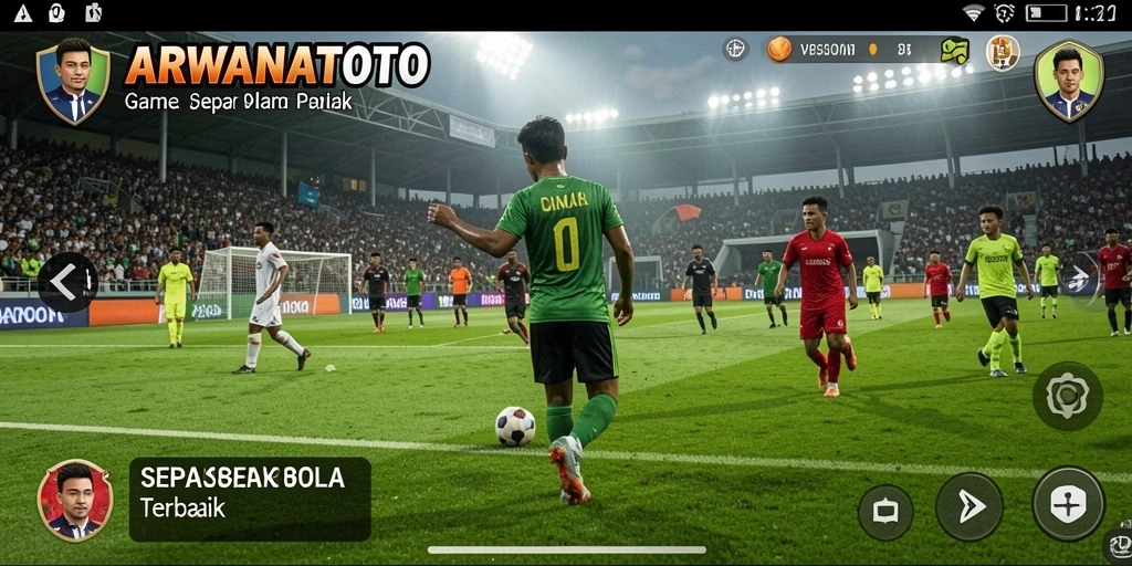 Tampilkan aksi seru di lapangan dalam ARWANATOTO.