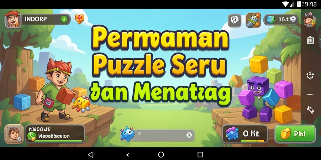 Tampilan gameplay INDORP yang menantang dan seru.
