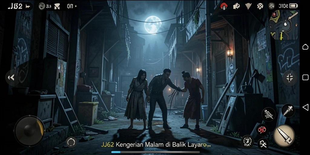 Gameplay menegangkan dalam suasana Horror yang mencekam.