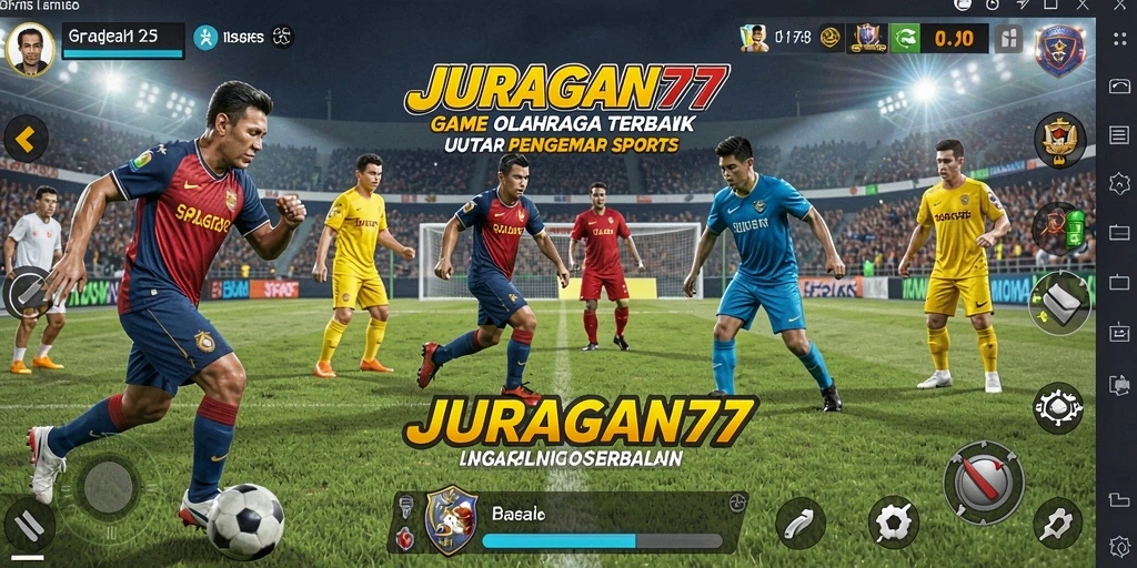 Tampilan gameplay menarik dalam JURAGAN77 yang menunjukkan serunya bermain olahraga.