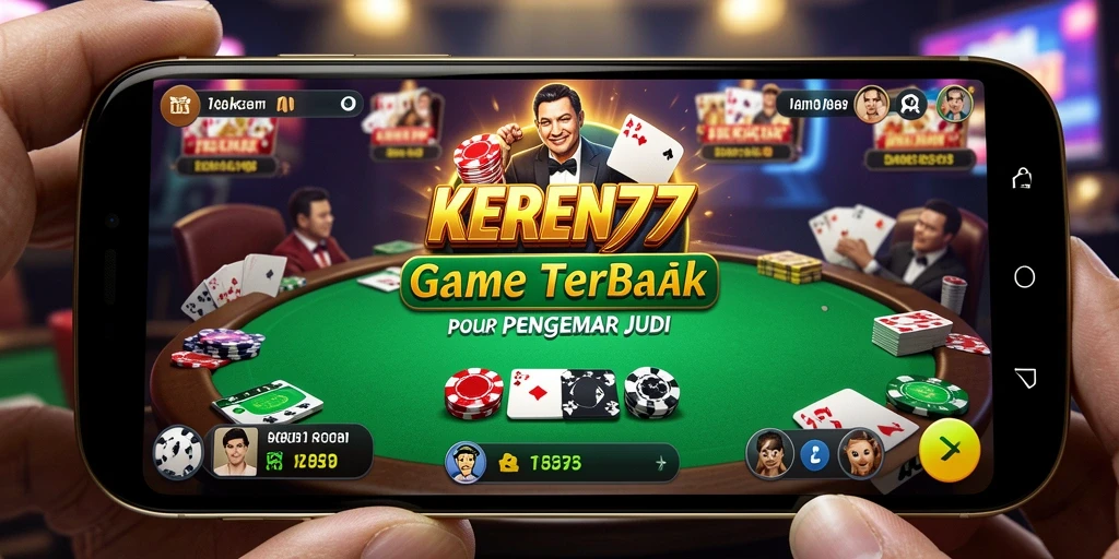 Tampilan gameplay poker yang seru di KEREN77.