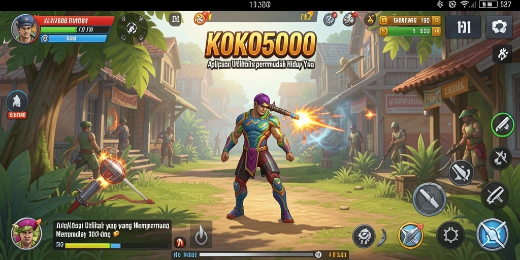 Tampilan antarmuka KOKO5000 yang intuitif dan mudah digunakan.