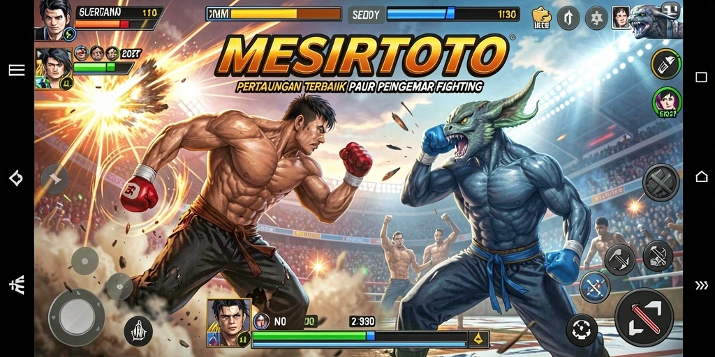Gameplay seru dan pertarungan mendebarkan di MESIRTOTO.