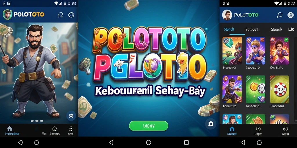 Tampilan antarmuka POLOTOTO yang sederhana dan user-friendly.