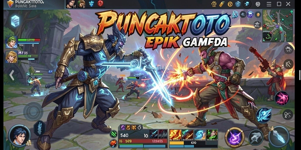 Tampilan gameplay seru di PUNCAKTOTO, penuh aksi dan taktik.