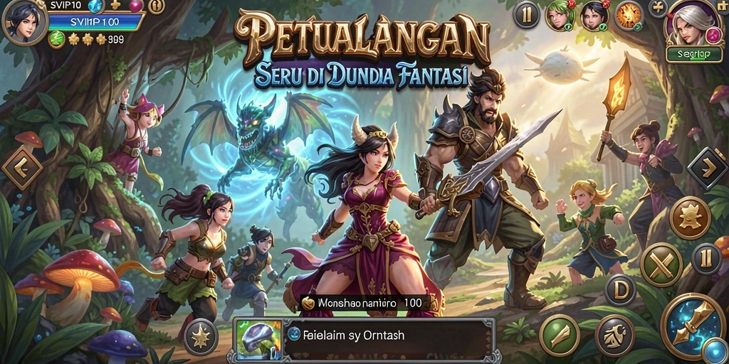 Tampilan gameplay seru dari SVIP10 dengan petualangan yang menegangkan.