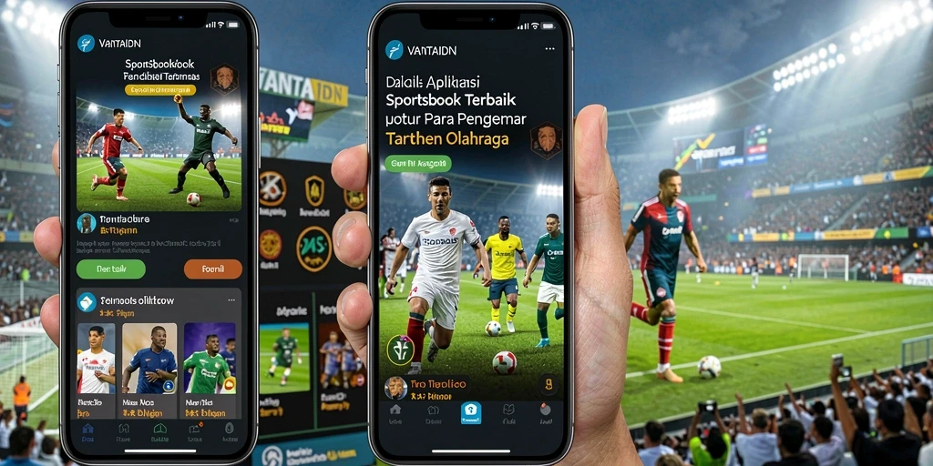 Tampilan screenshot VANTAIDN dengan opsi taruhan olahraga.