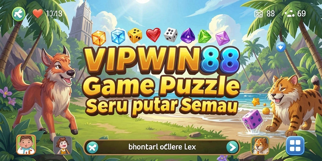 Screenshot game VIPWIN88 menampilkan gameplay Puzzle yang seru.
